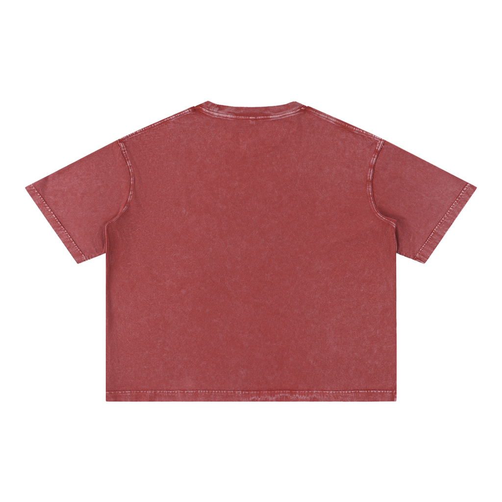 FASTLIFE Bubble Mineral Wash Boxy Cotton T-Shirt