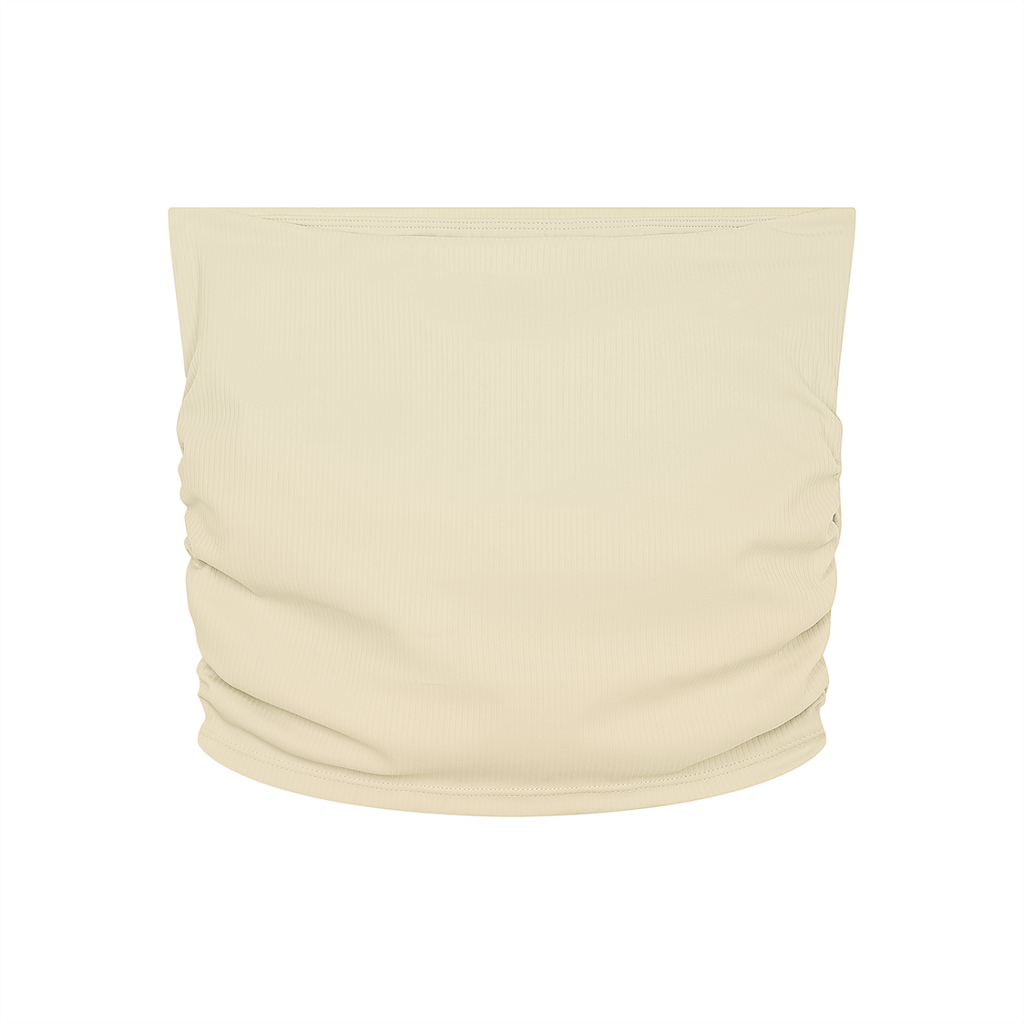 Women’s FASTLIFE Ruched Cropped Yoga Tube Top