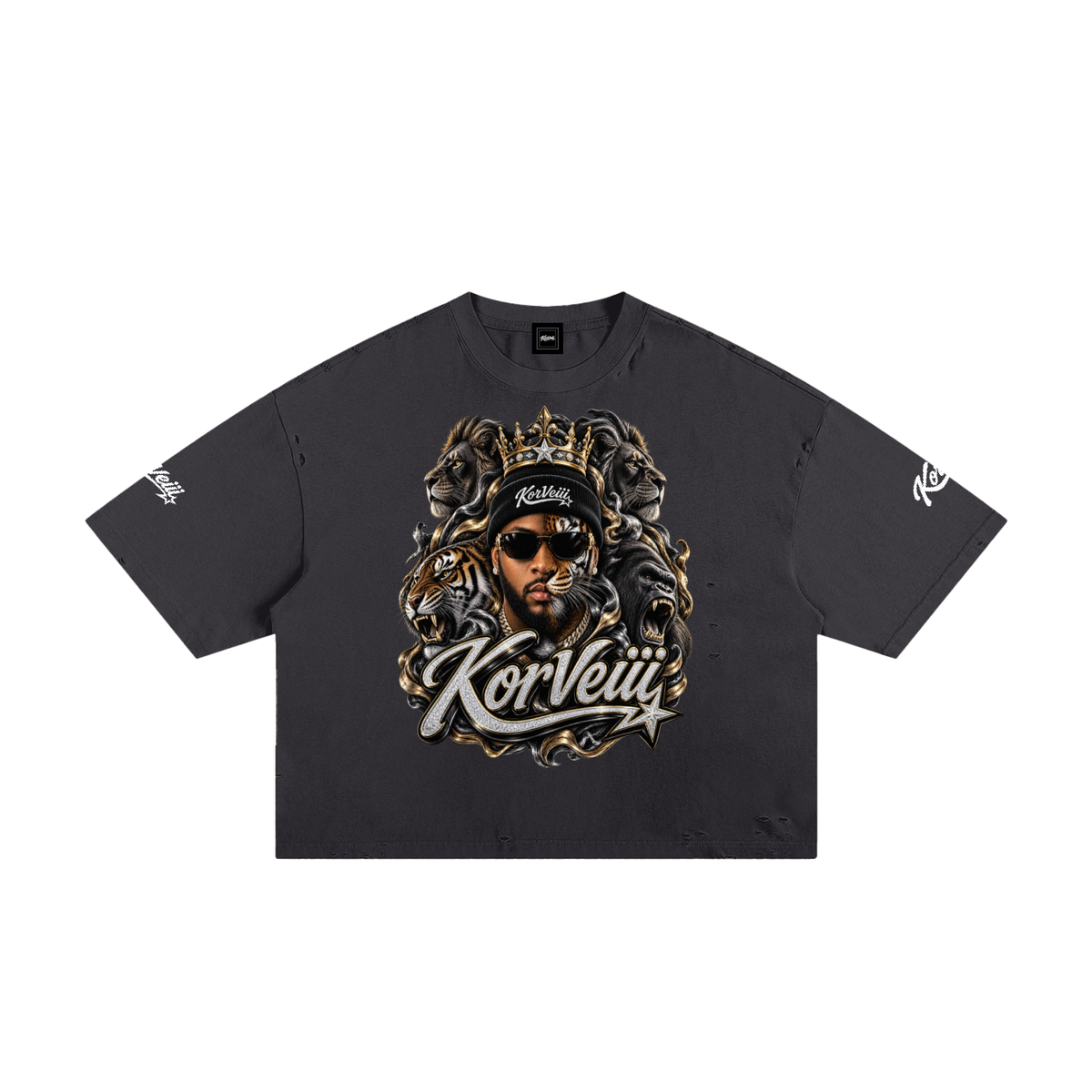 VIP Korveiii Graffiti Crop Tee