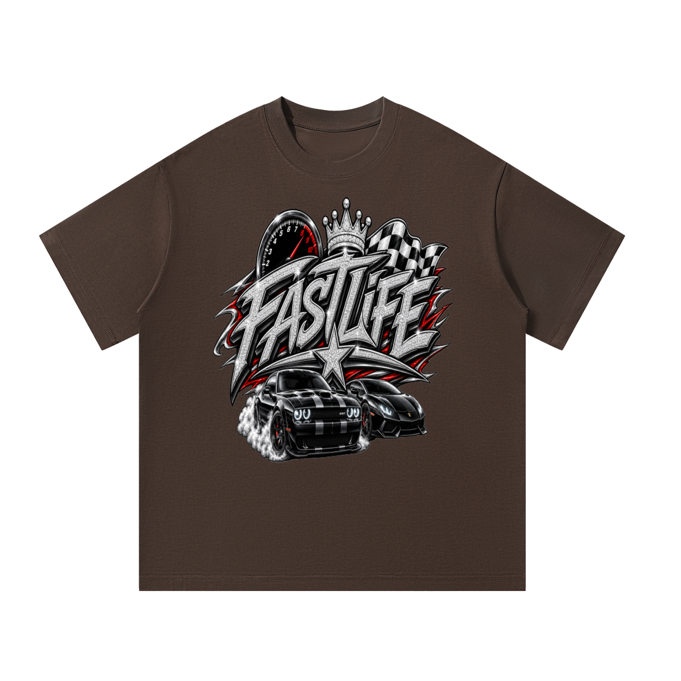 FASTLIFE Graffiti Oversized T-Shirt