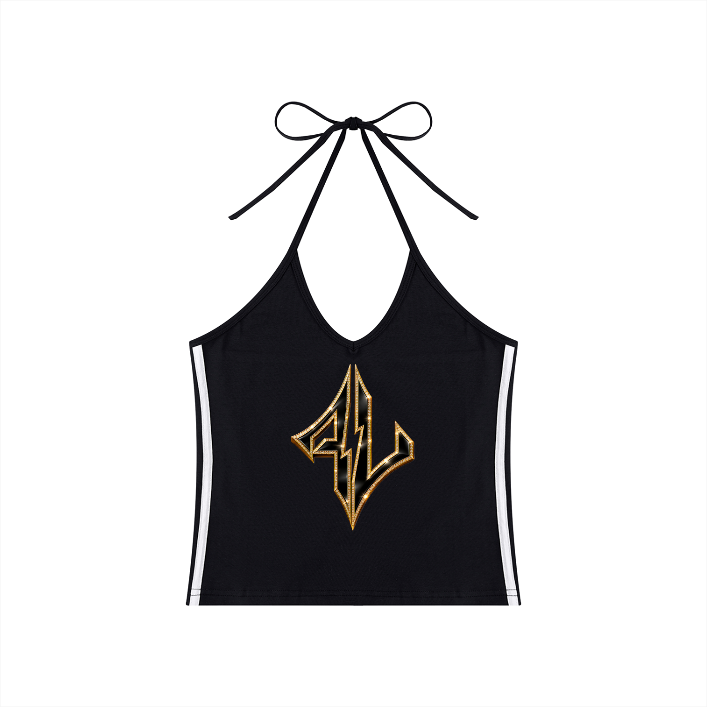 Women's FASTLIFE Color Block Halter Crop Tank Top