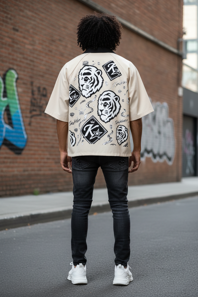 Korveiii Block Crop Short Sleeve Shirt