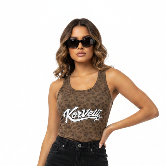 Women’s Korveiii Leopard print Tank Top