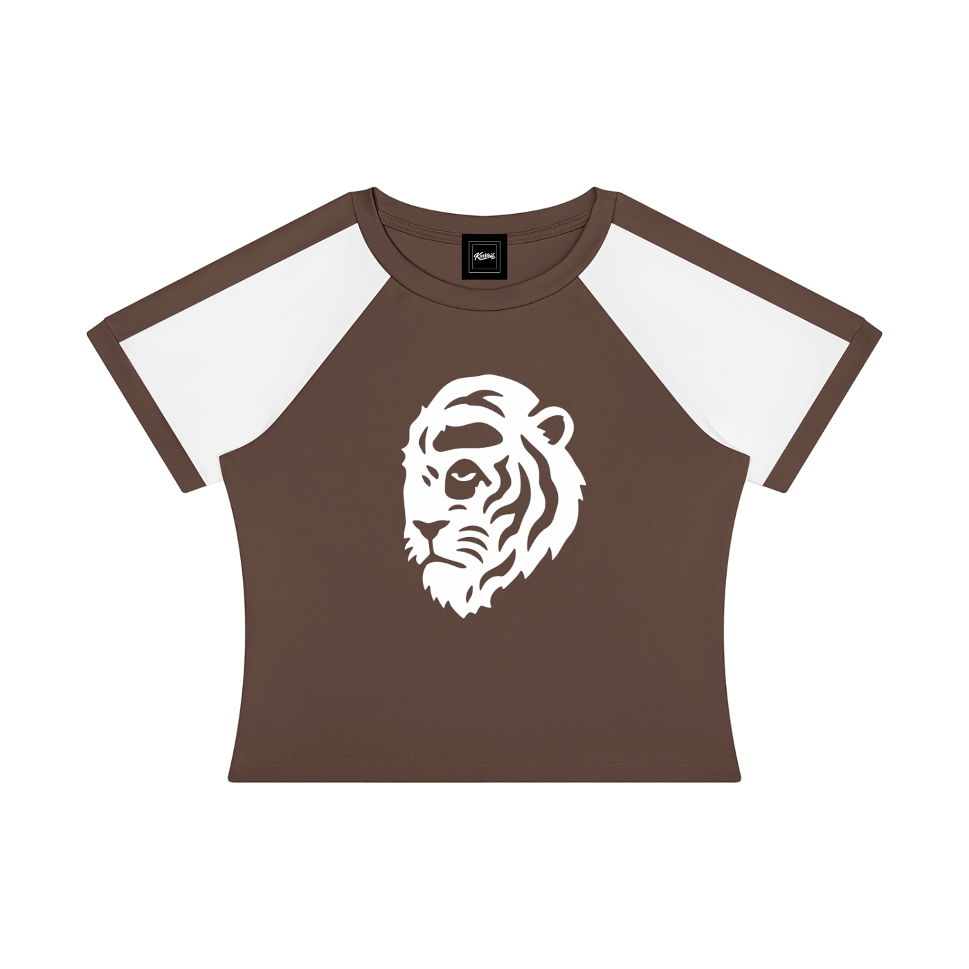 Korveiii Women’s Slim Raglan Color Block T-Shirt