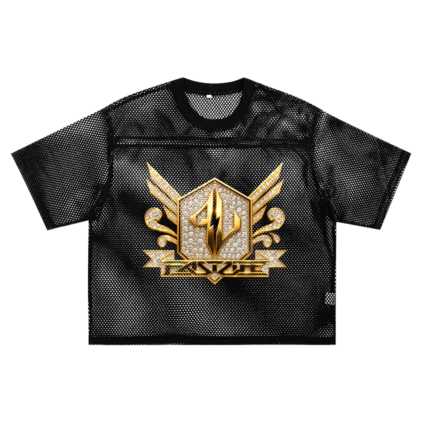 FASTLIFE HOF See-through Boxy Net T-Shirt