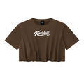 Women’s Korveiii Crop Bubble Hem T-Shirt