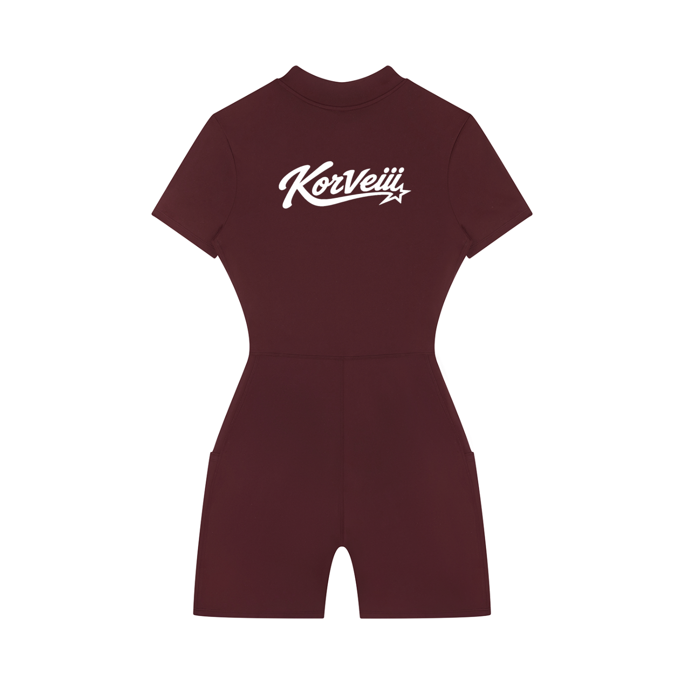 Women's Korveiii Quarter-Zip Short Sleeve Romper