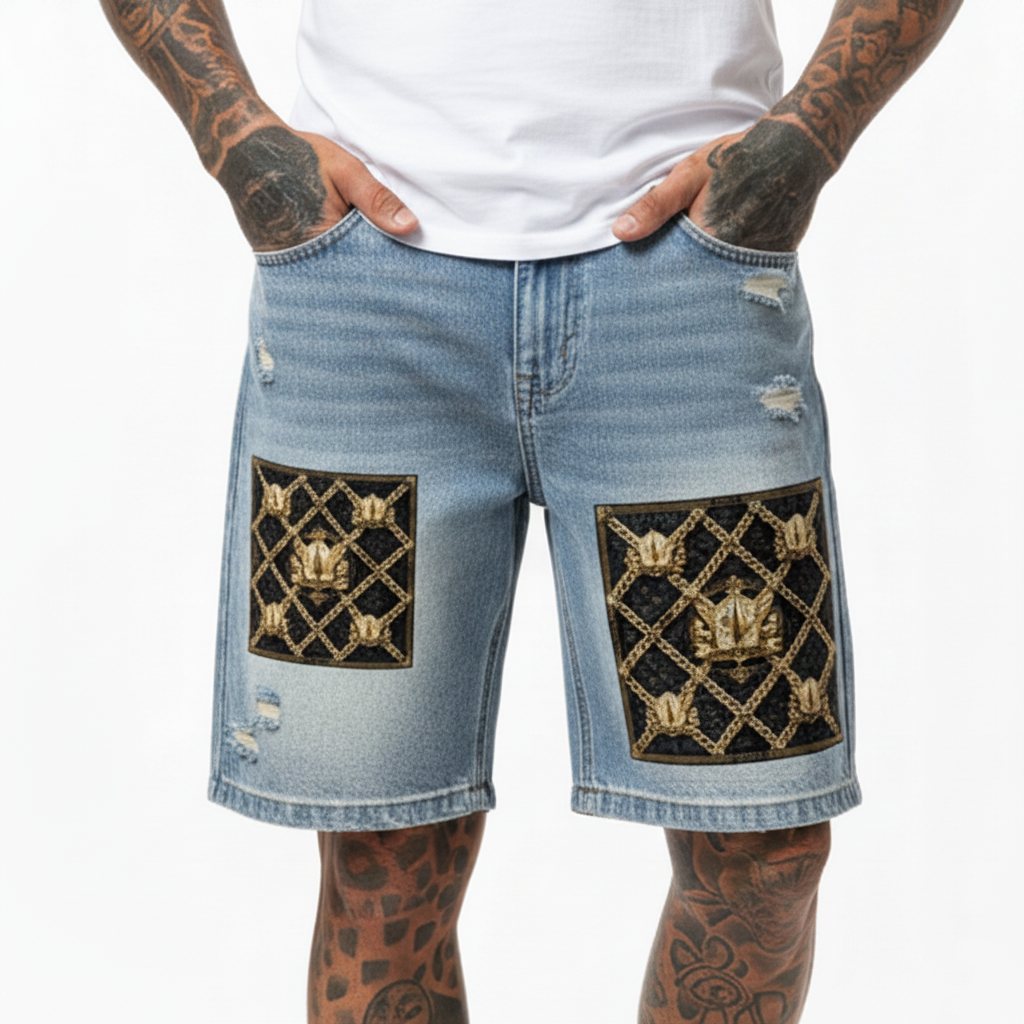 FASTLIFE HOF Legacy Demin shorts