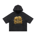 MFG Washed Crop shirt W/ Hood