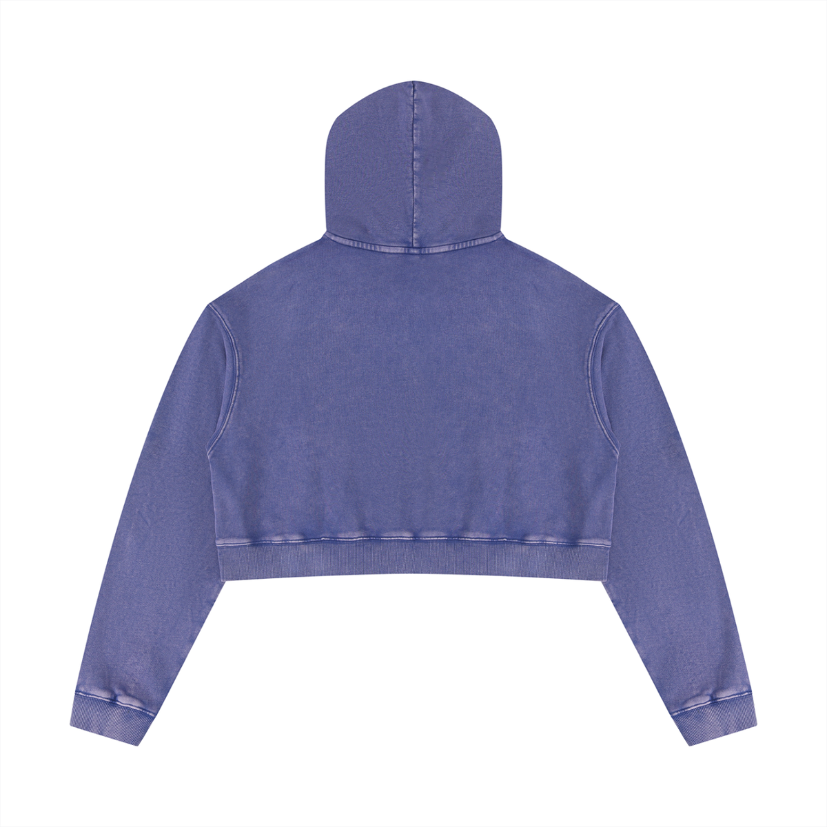 Korveiii Women’s Mineral Washed Crop Hoodie