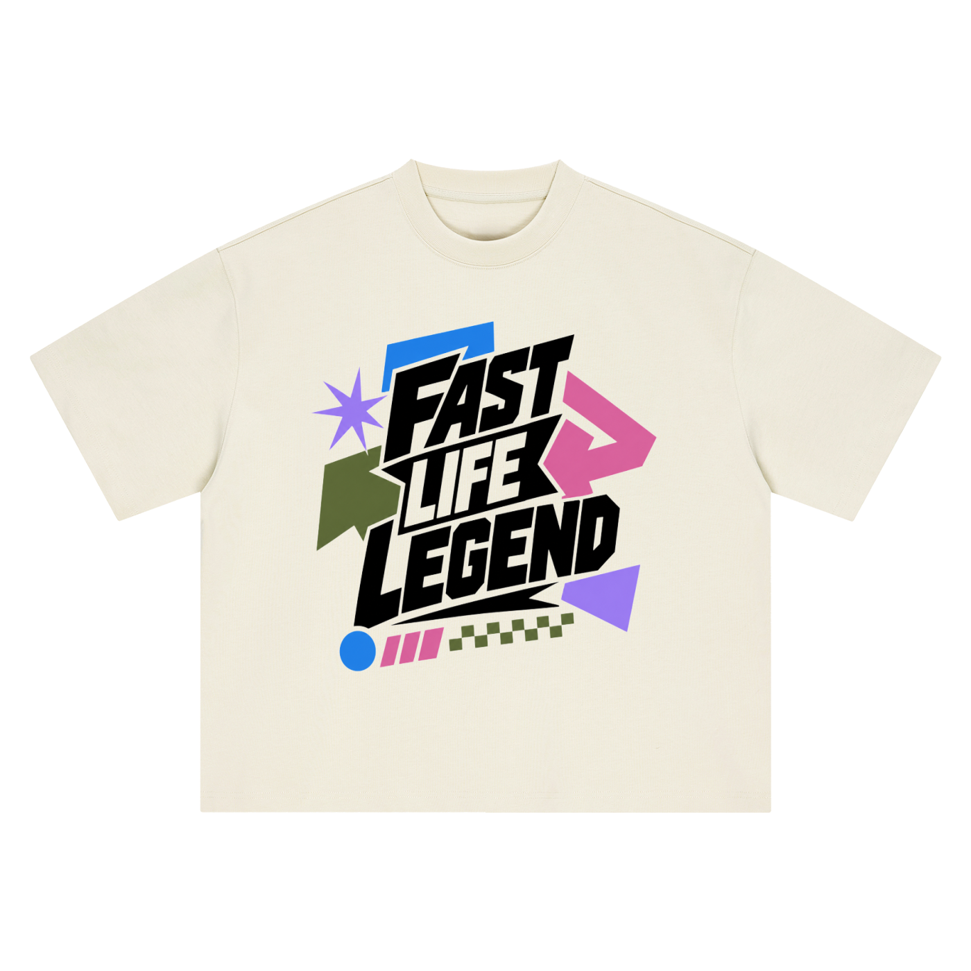 FASTLIFE LEGEND Boxy Oversized T-Shirt