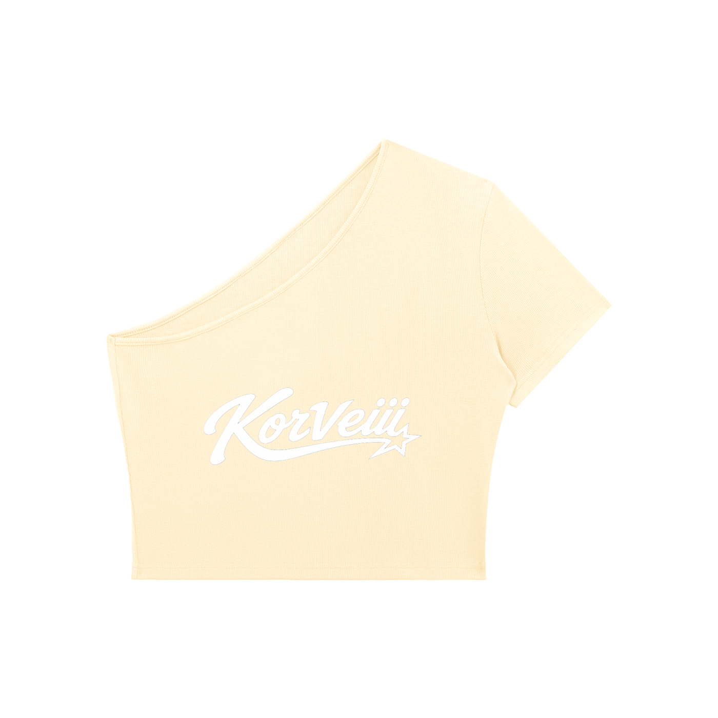Women's Korveiii One-Shoulder Crop T-Shirt