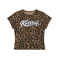 Women’s Korveiii Leopard Print Crop T-Shirt