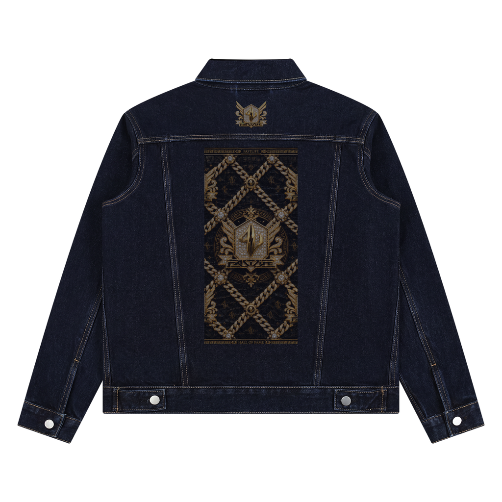 FASTLIFE  Vintage Wash Denim Jacket