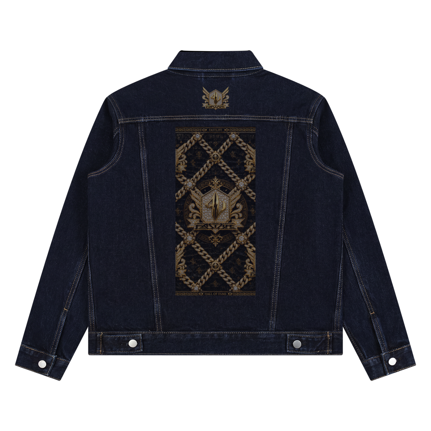 FASTLIFE  Vintage Wash Denim Jacket