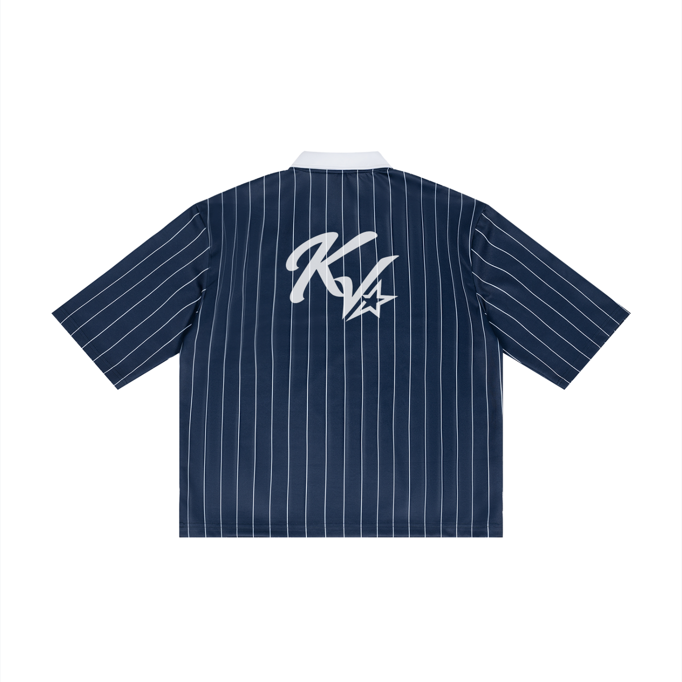 Korveiii Pinstripe Collared Soccer Jersey