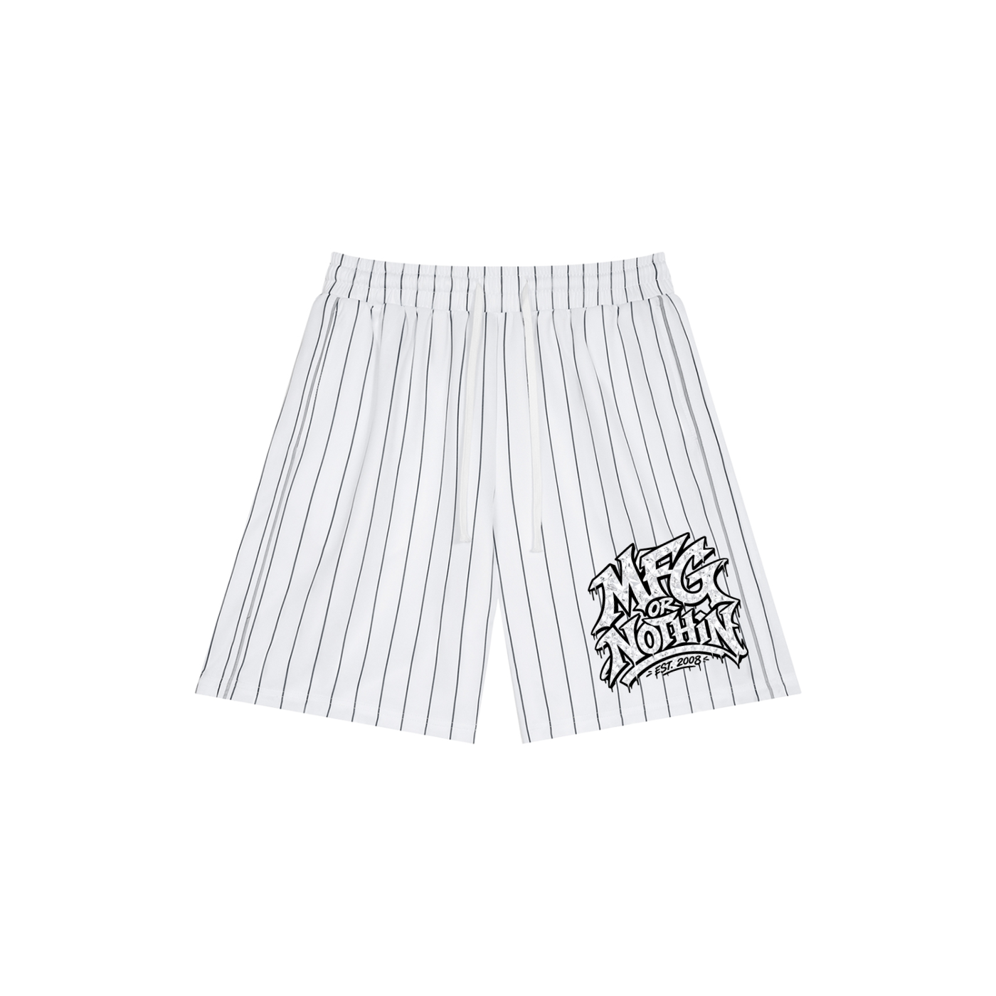 MFG Striped Loose Fit Shorts