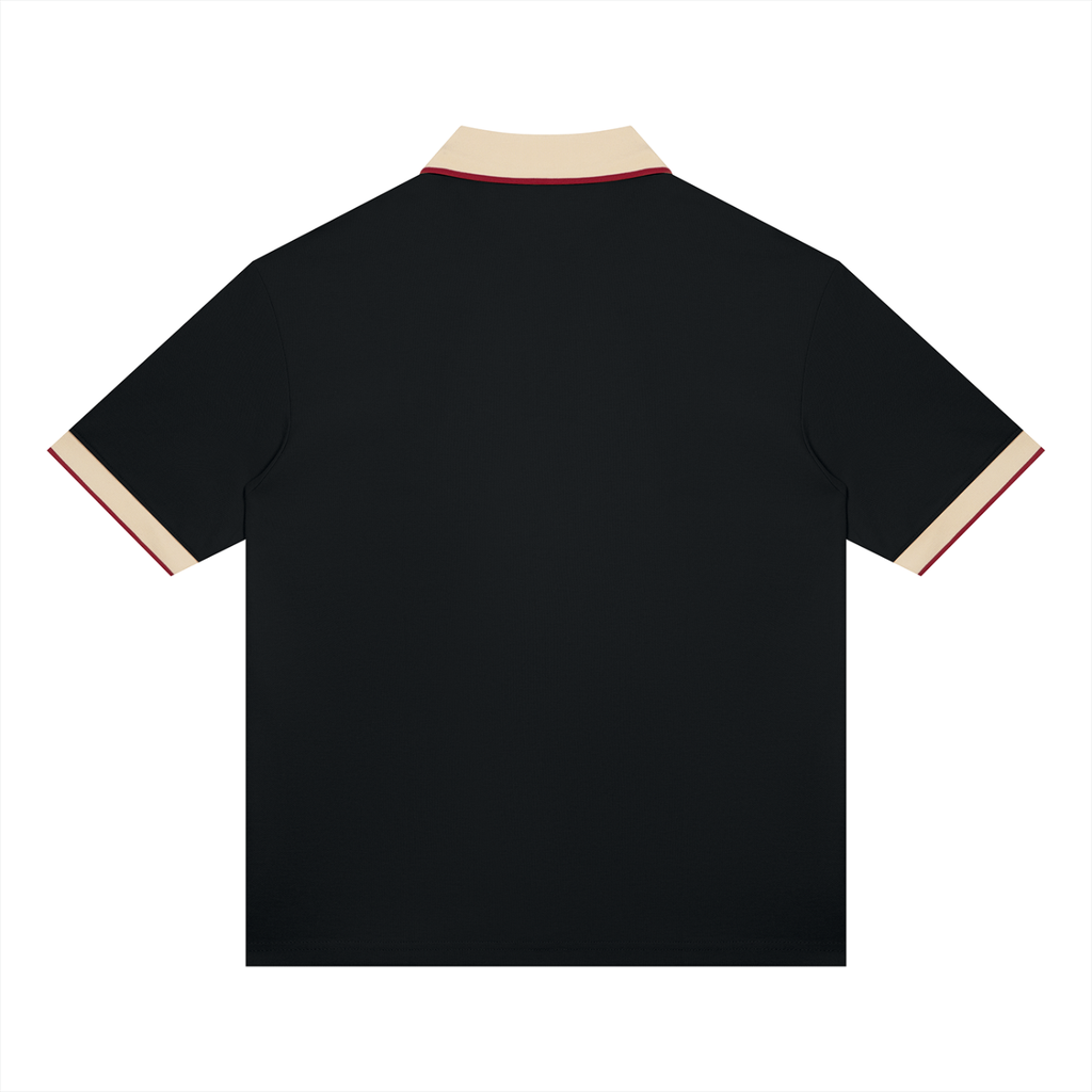 Korveiii Unisex Color Block Polo Shirt