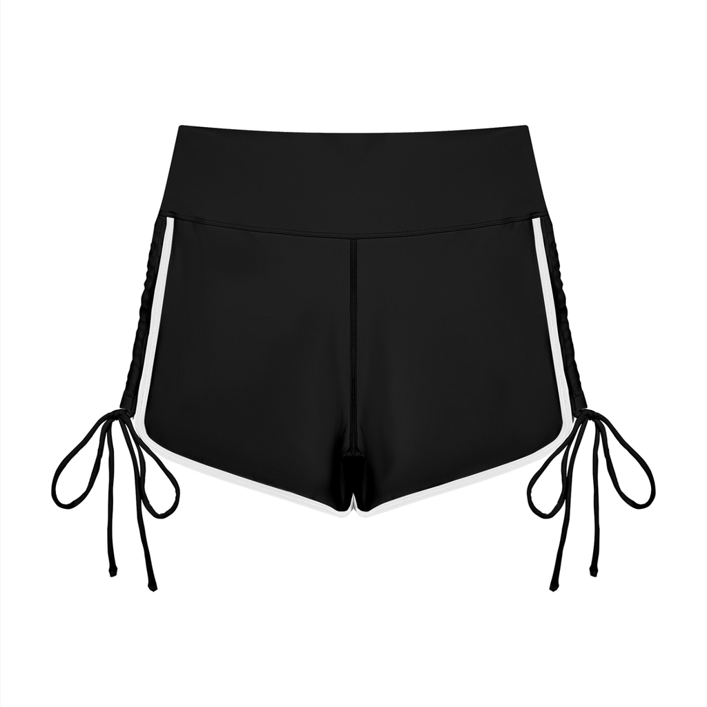 Korveiii Women’s Color Block High Waisted Yoga Shorts