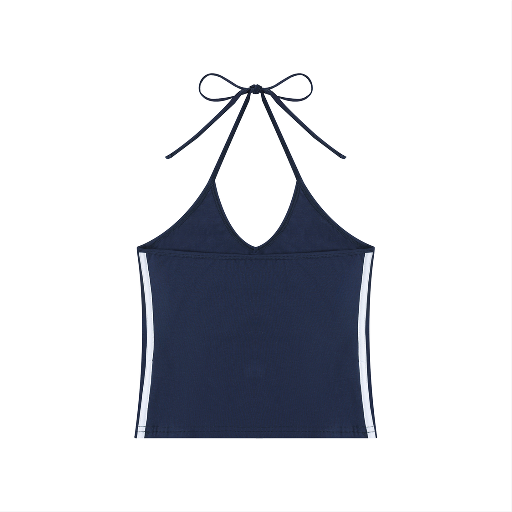 Women's FASTLIFE Color Block Halter Crop Tank Top