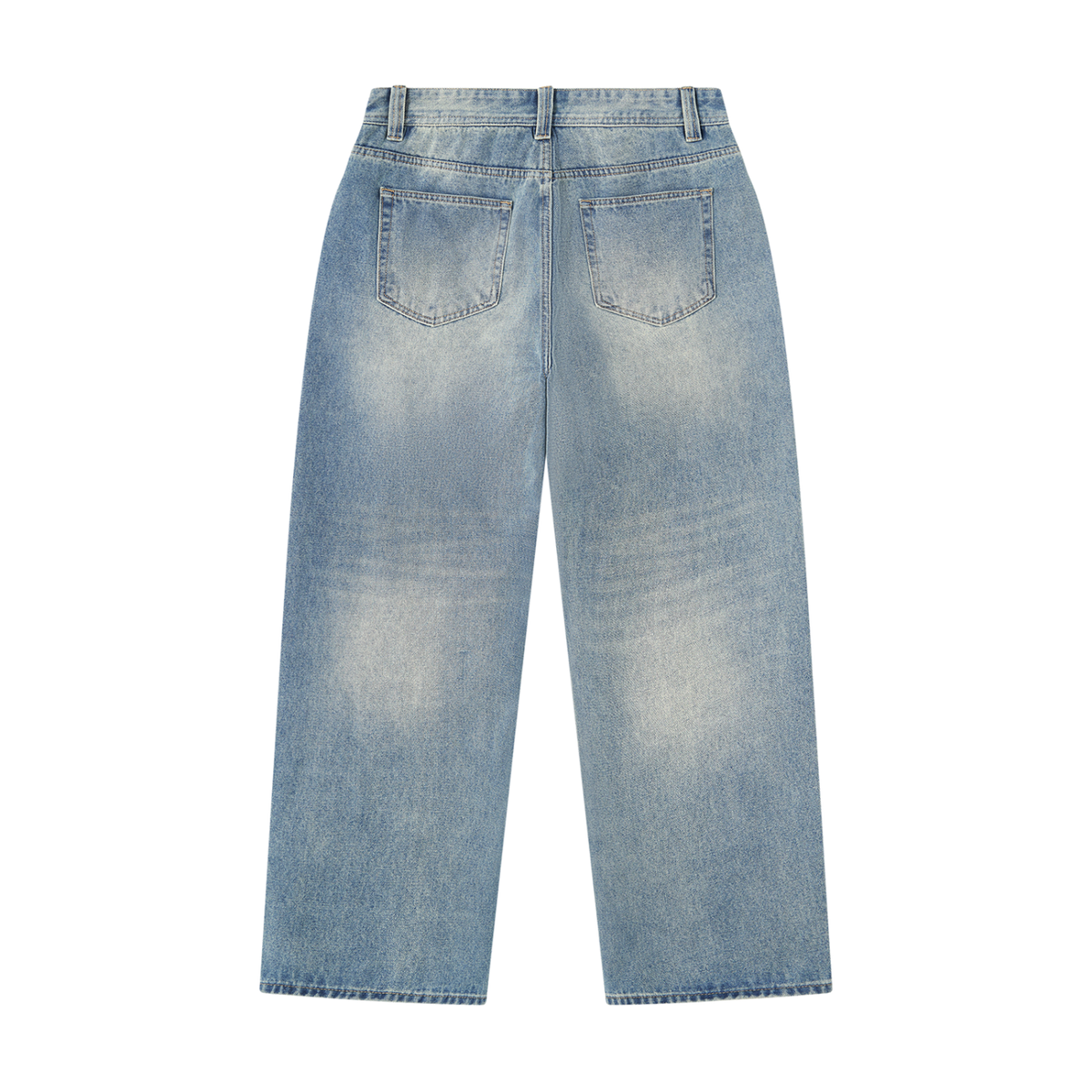 Korveiii Men’s Vintage Wash Denim Jeans