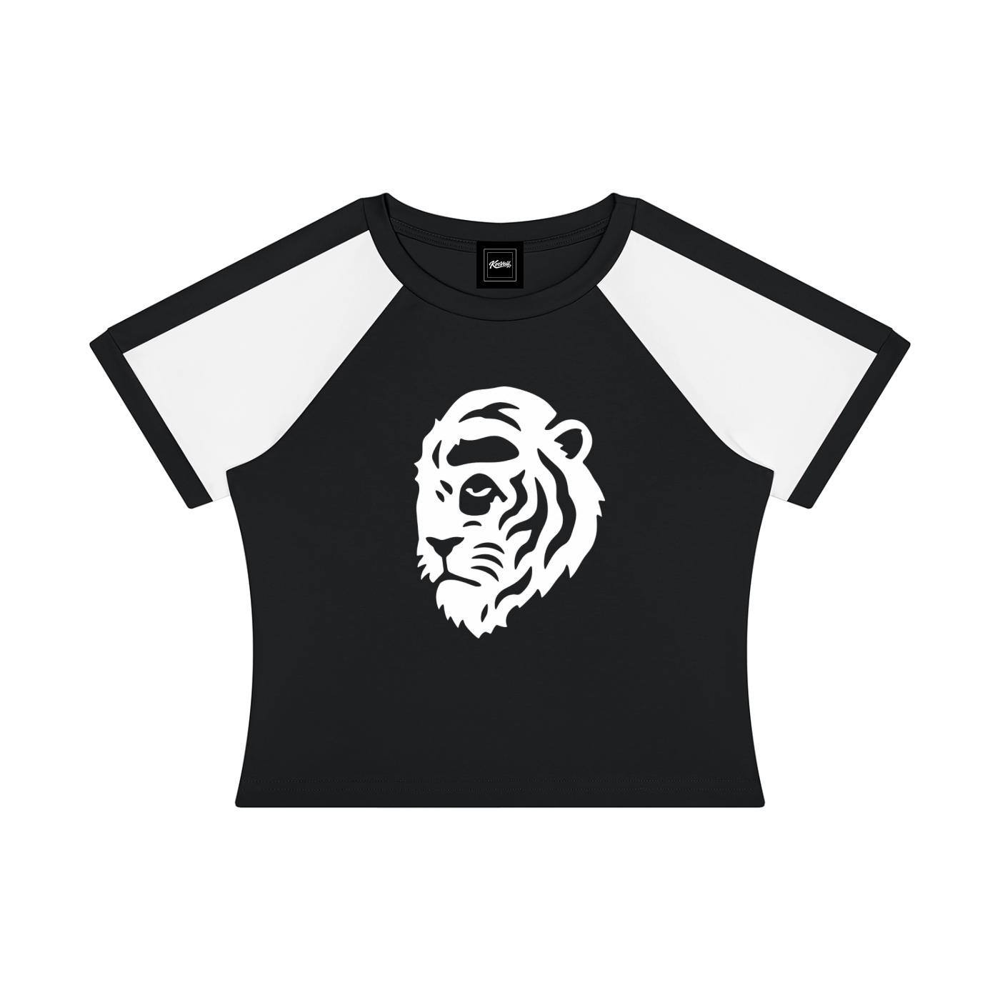 Korveiii Women’s Slim Raglan Color Block T-Shirt