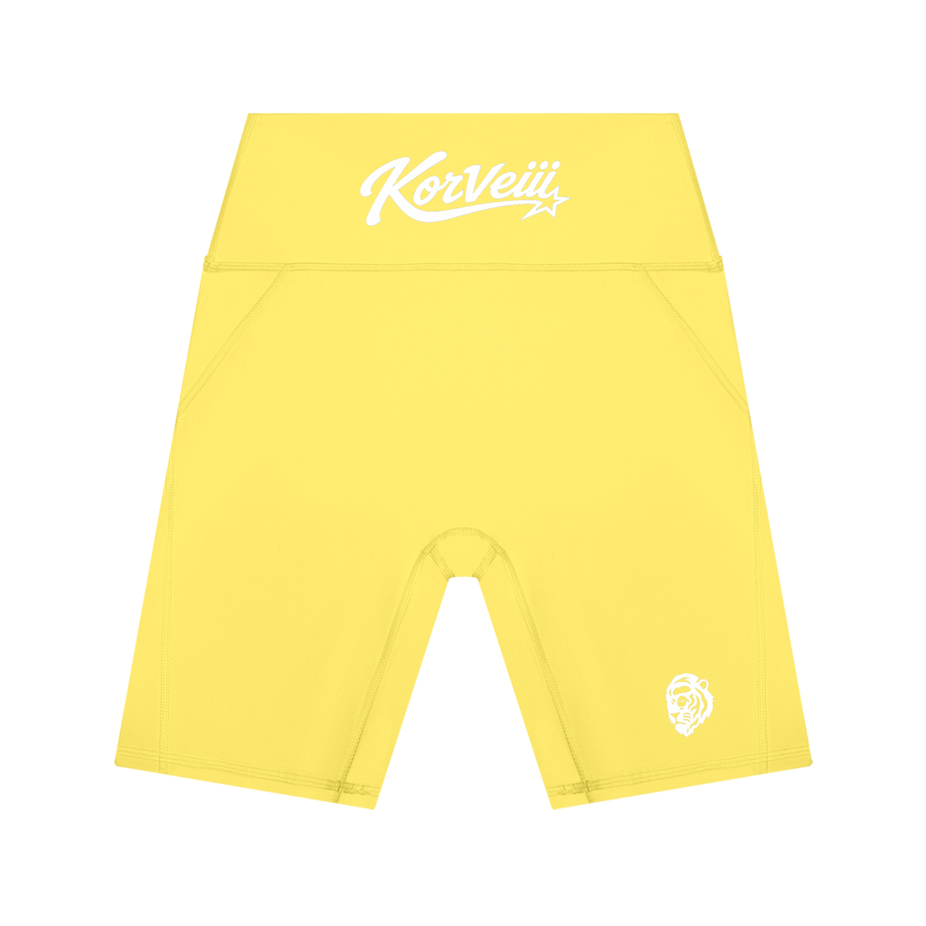 Korveiii Women’s Lycra High Waisted Yoga Shorts