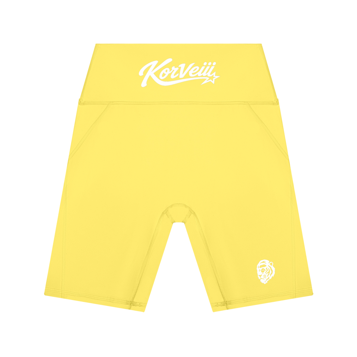 Korveiii Women’s Lycra High Waisted Yoga Shorts