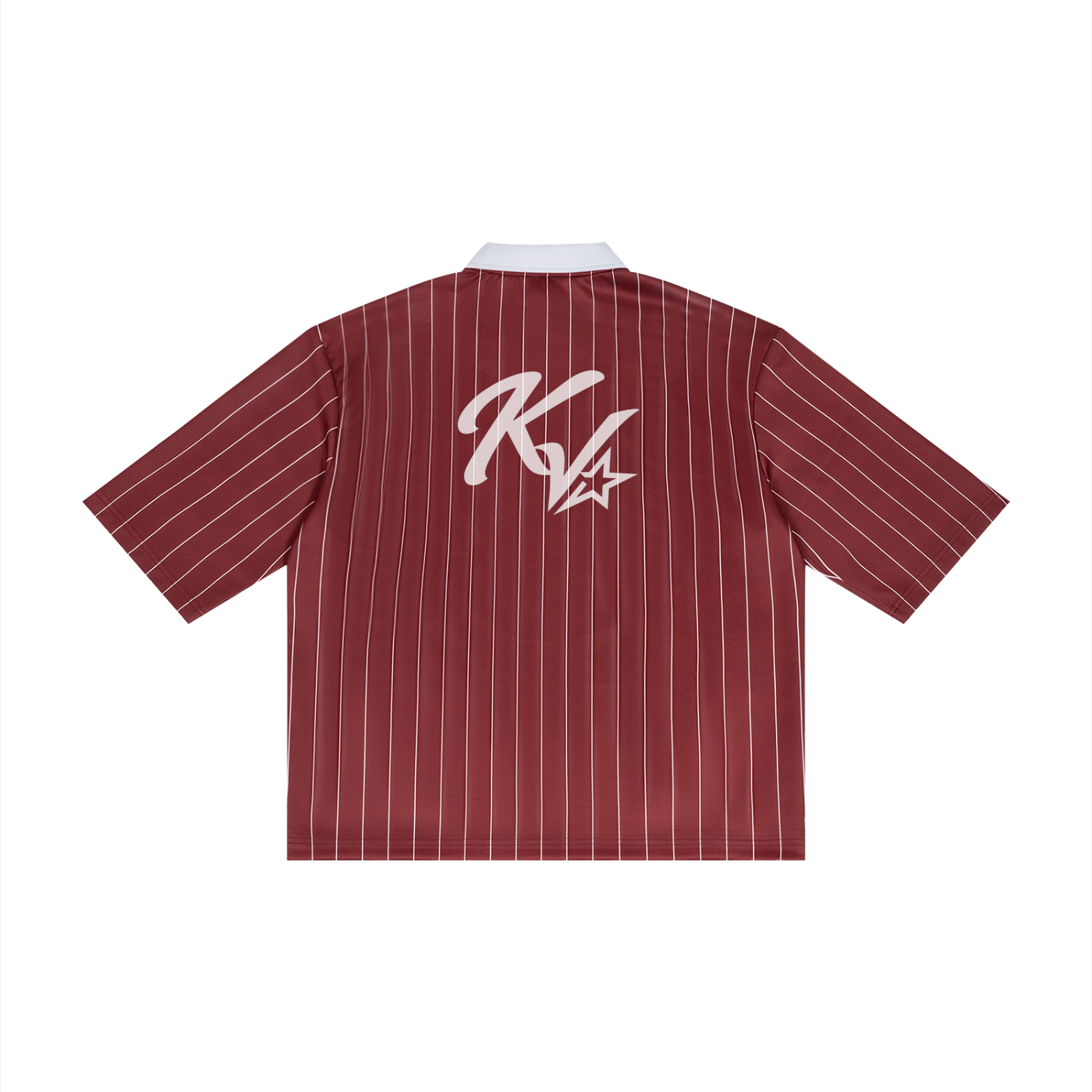 Korveiii Pinstripe Collared Soccer Jersey