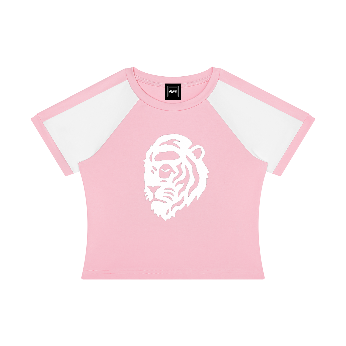 Korveiii Women’s Slim Raglan Color Block T-Shirt