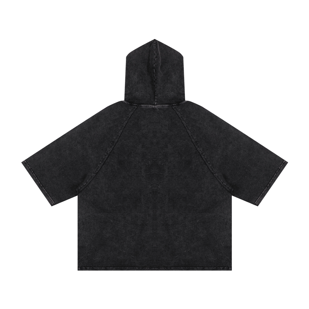 MFG Washed Crop shirt W/ Hood