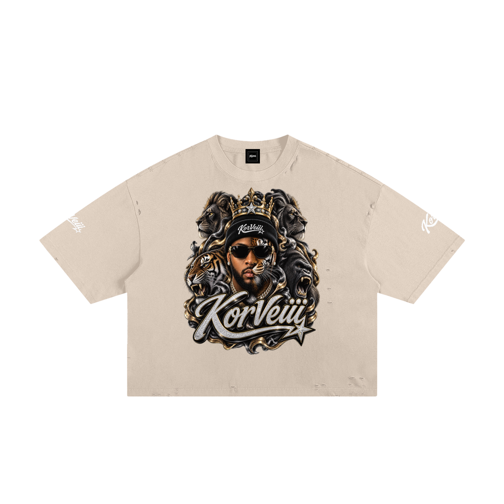 Korveiii Graffiti Crop Tee