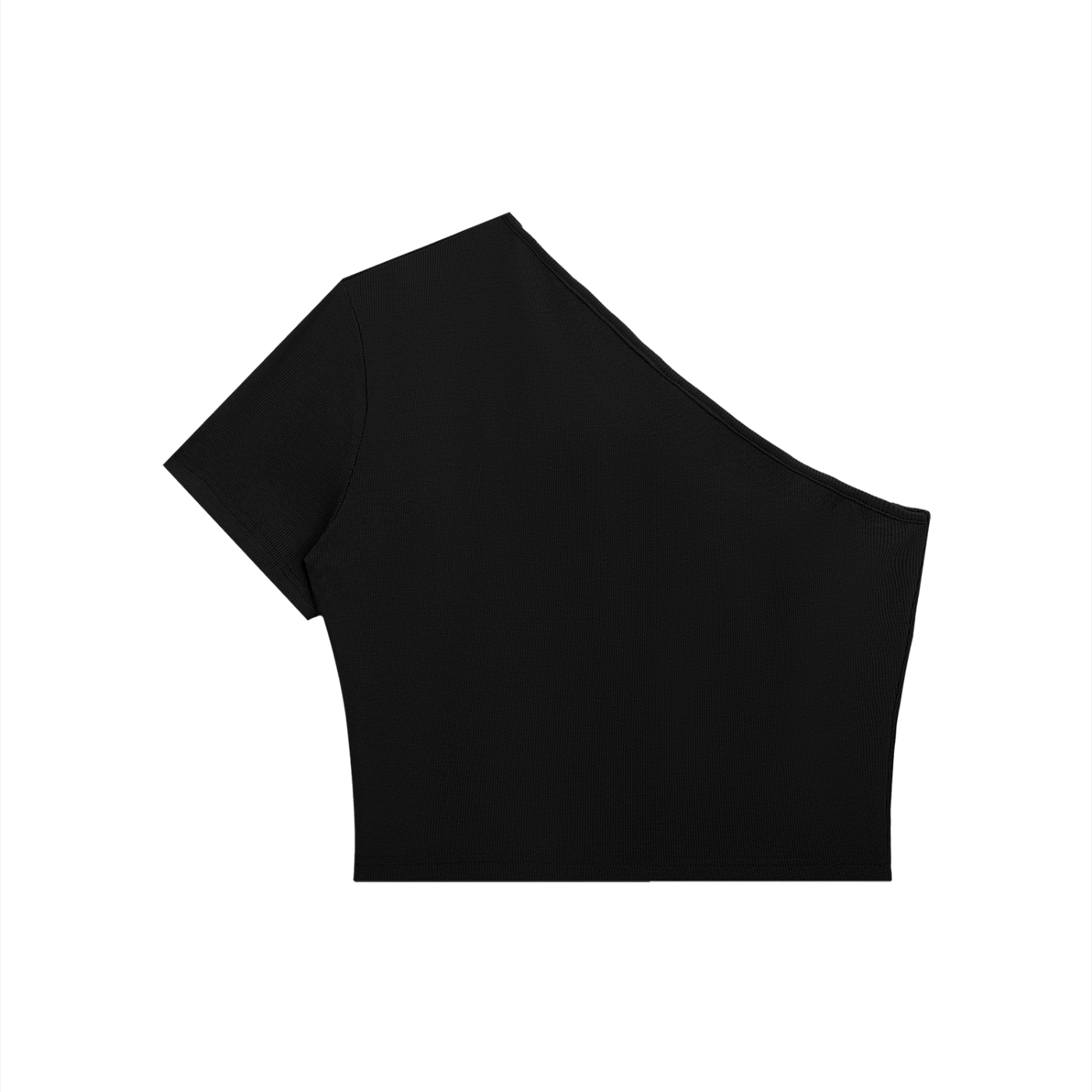 Women's Korveiii One-Shoulder Crop T-Shirt
