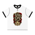 FASTLIFE Live Life HOF Contrast-Stitched  T-Shirt