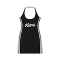 A Women's Korveiii Binding Tight Halter Dress