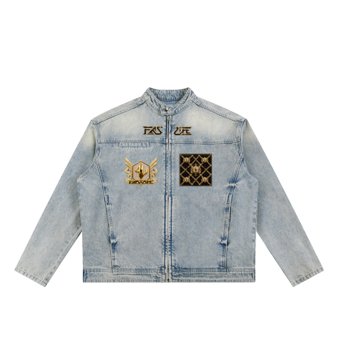 FASTLIFE Denim zip Jacket HOF