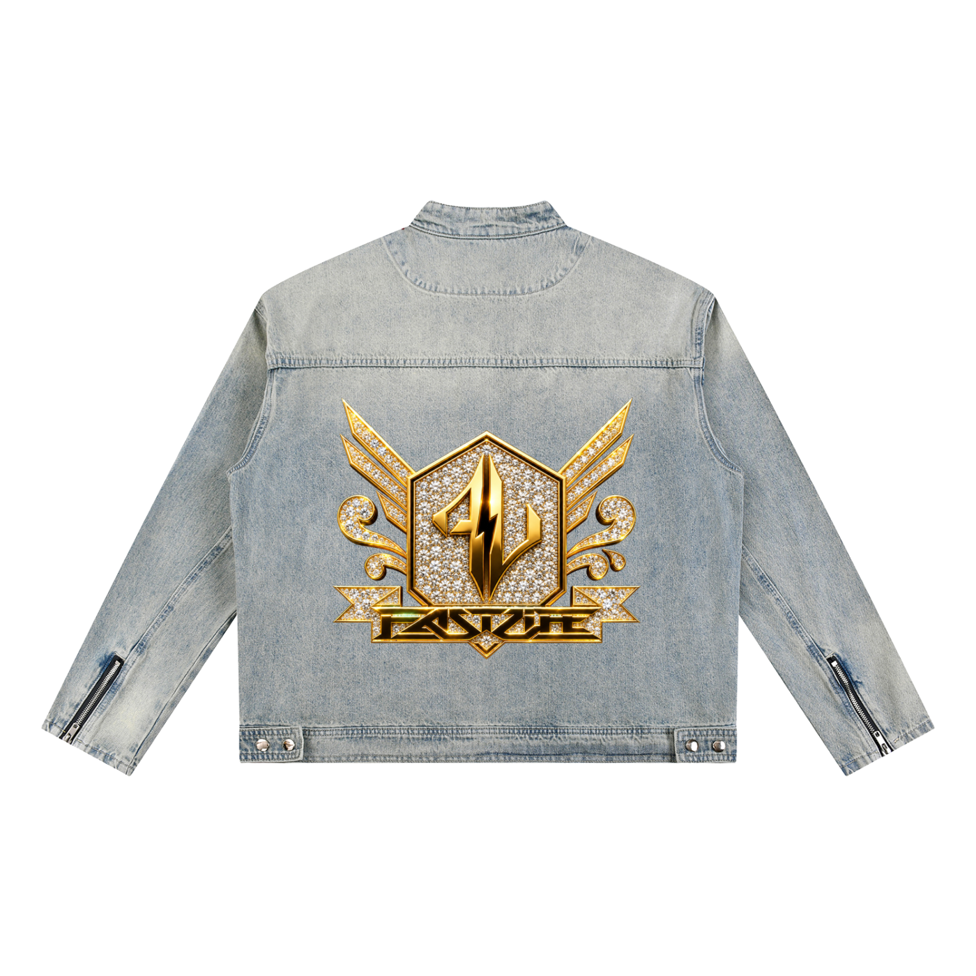 FASTLIFE Denim zip Jacket HOF