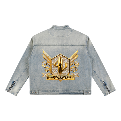 FASTLIFE Denim zip Jacket HOF