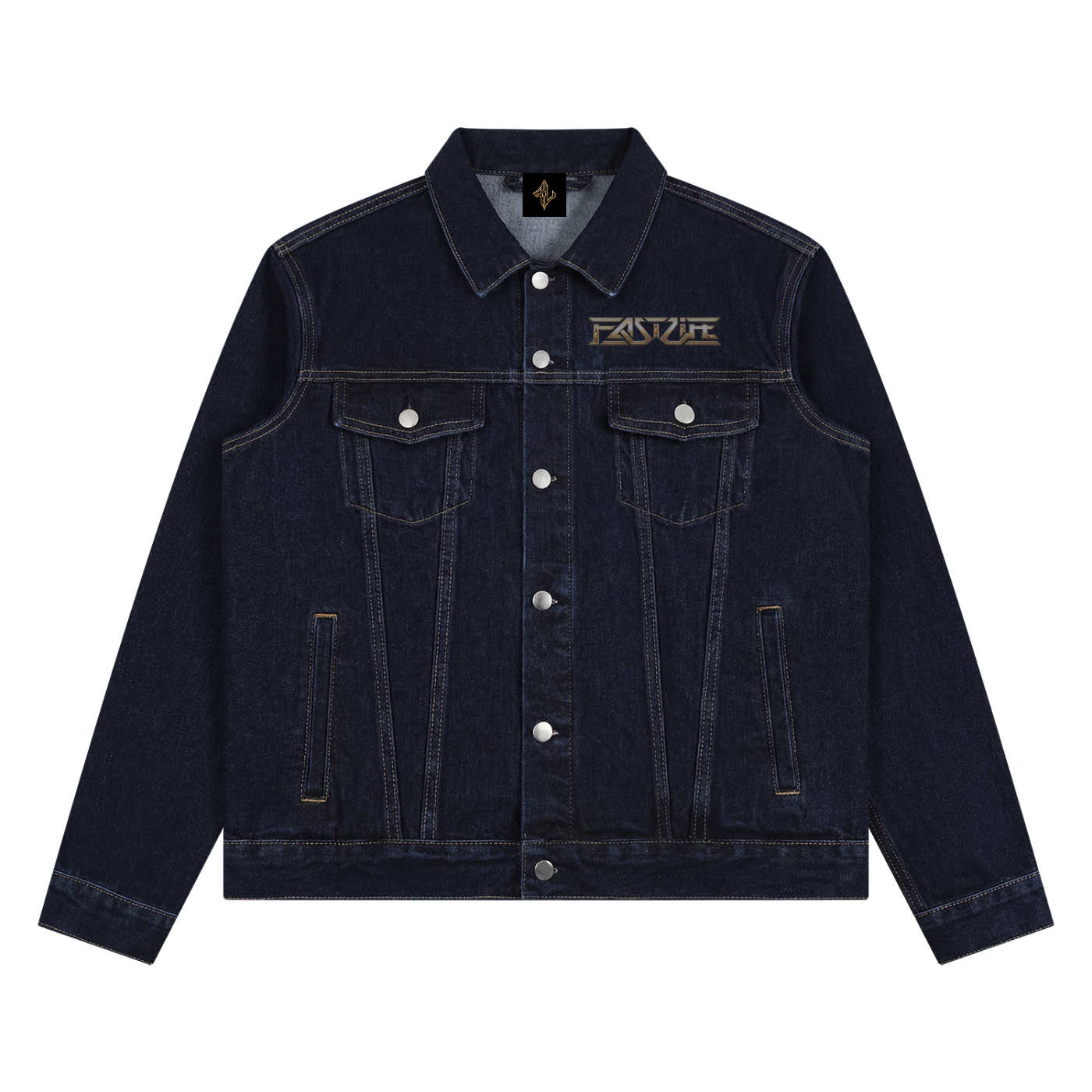 FASTLIFE  Vintage Wash Denim Jacket