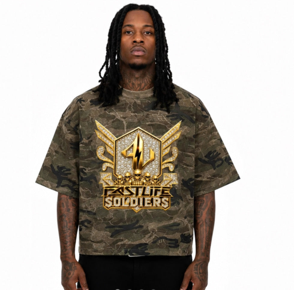 FASTLiFE Soldiers Crop Tee