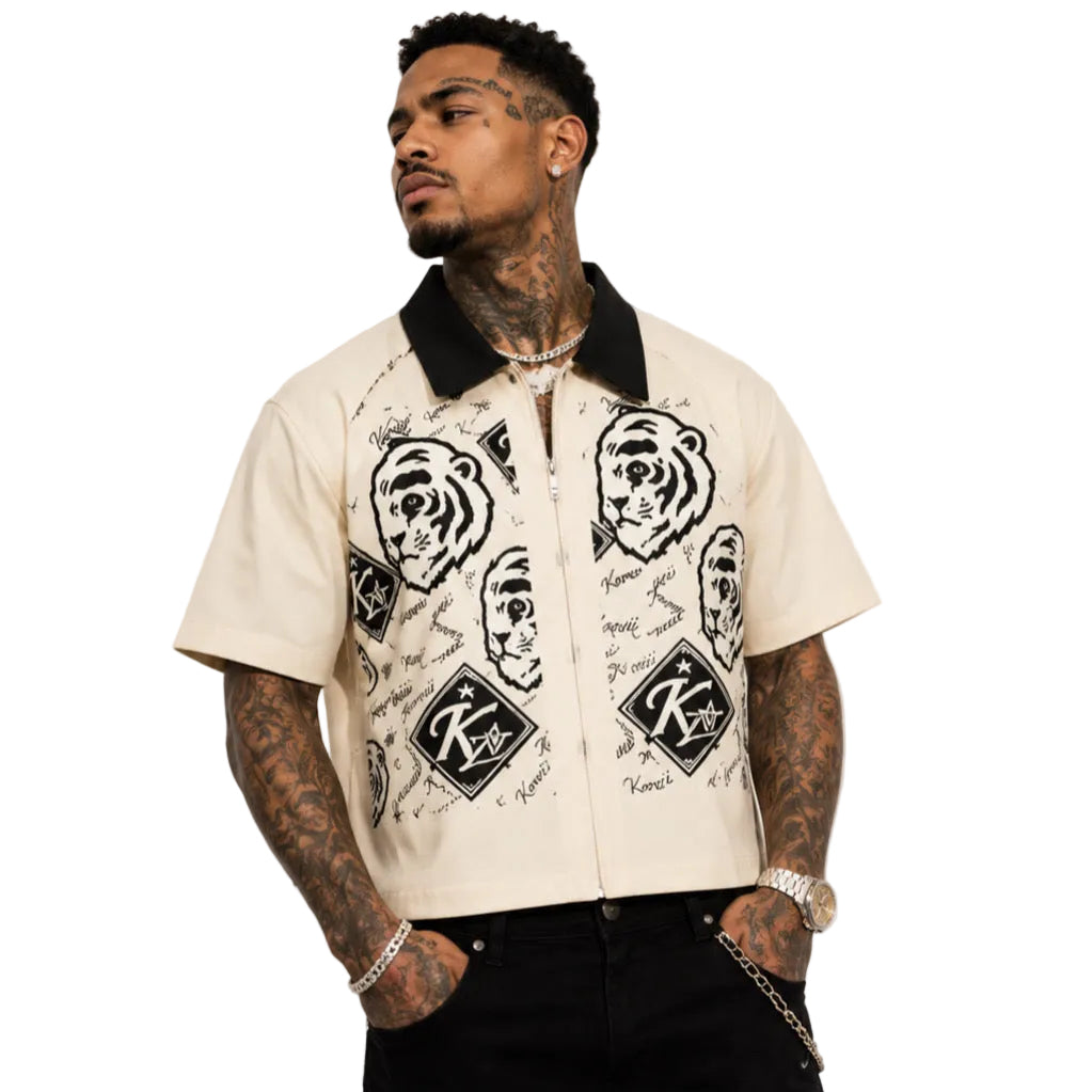Korveiii Block Crop Short Sleeve Shirt