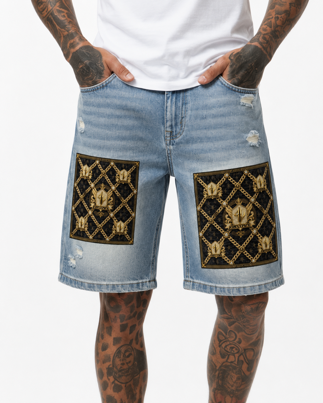 FASTLIFE HOF Legacy Demin shorts