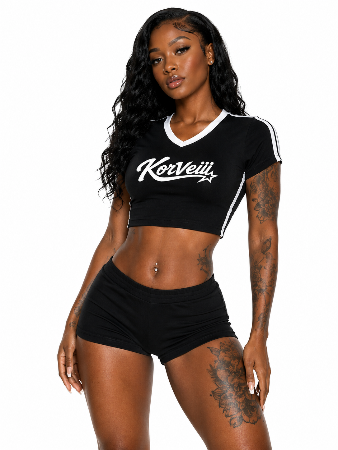 Women’s Korveiii Slim Fit Color Block T-Shirt