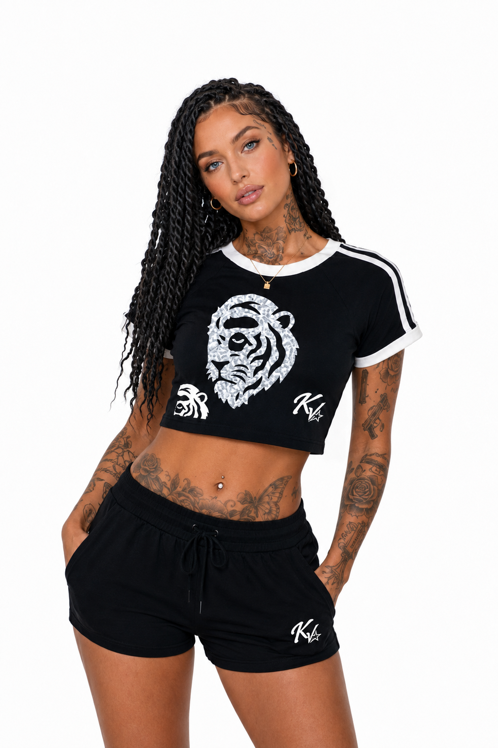 Women’s Korveiii Raglan Crop T-Shirt