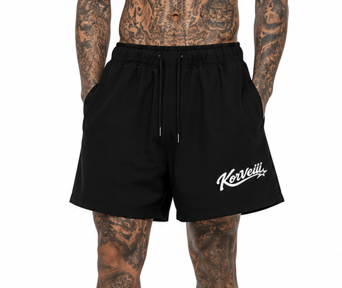 Korveiii Unisex Heavyweight Fleece Loose Fit Shorts