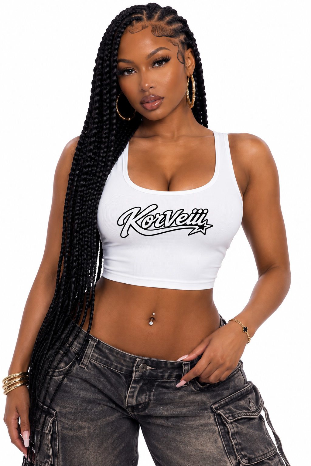 Korveiii Women's Cropped Tank Top