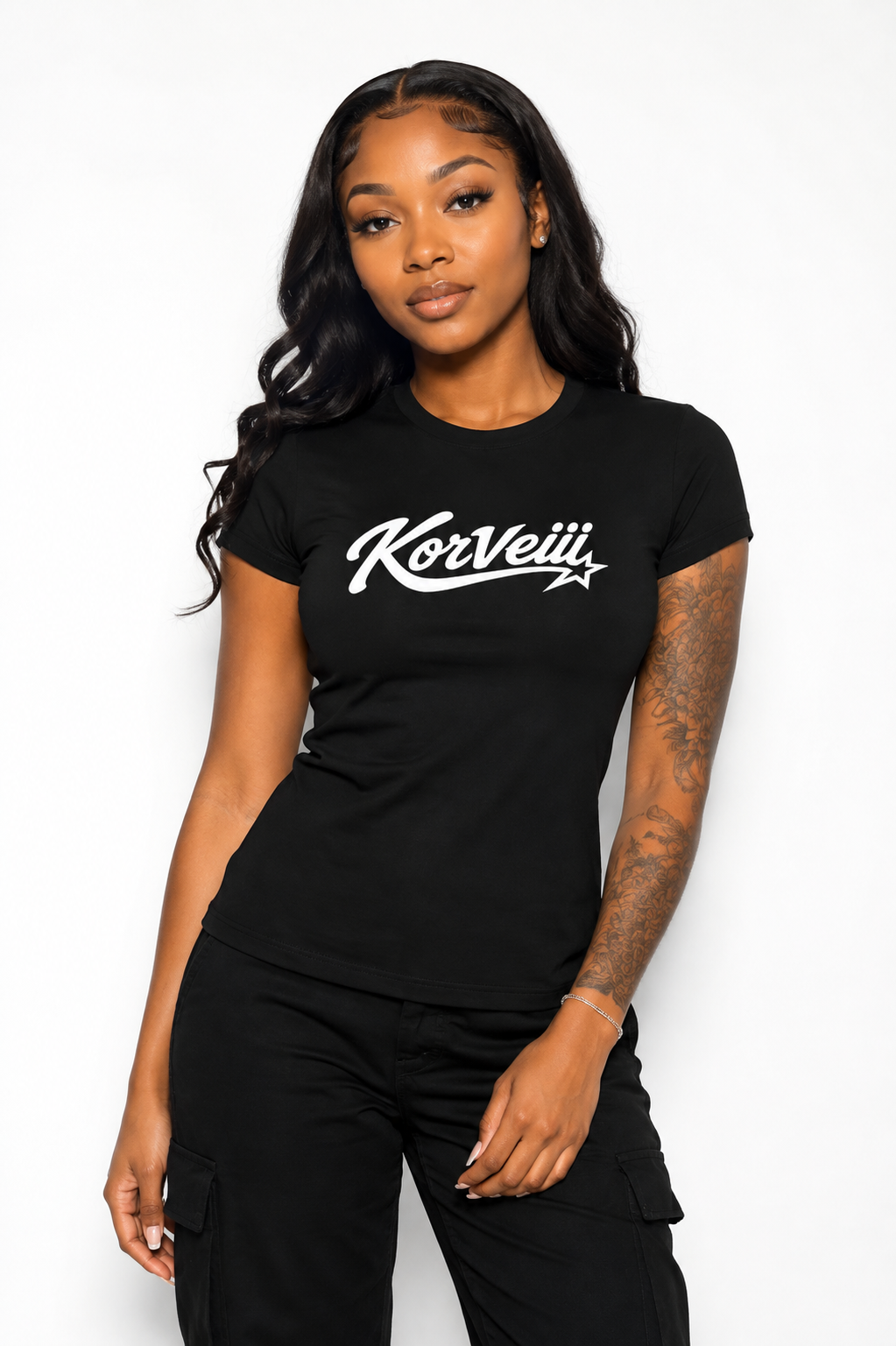 Korveiii Women’s Slim Fit Performance T-Shirt