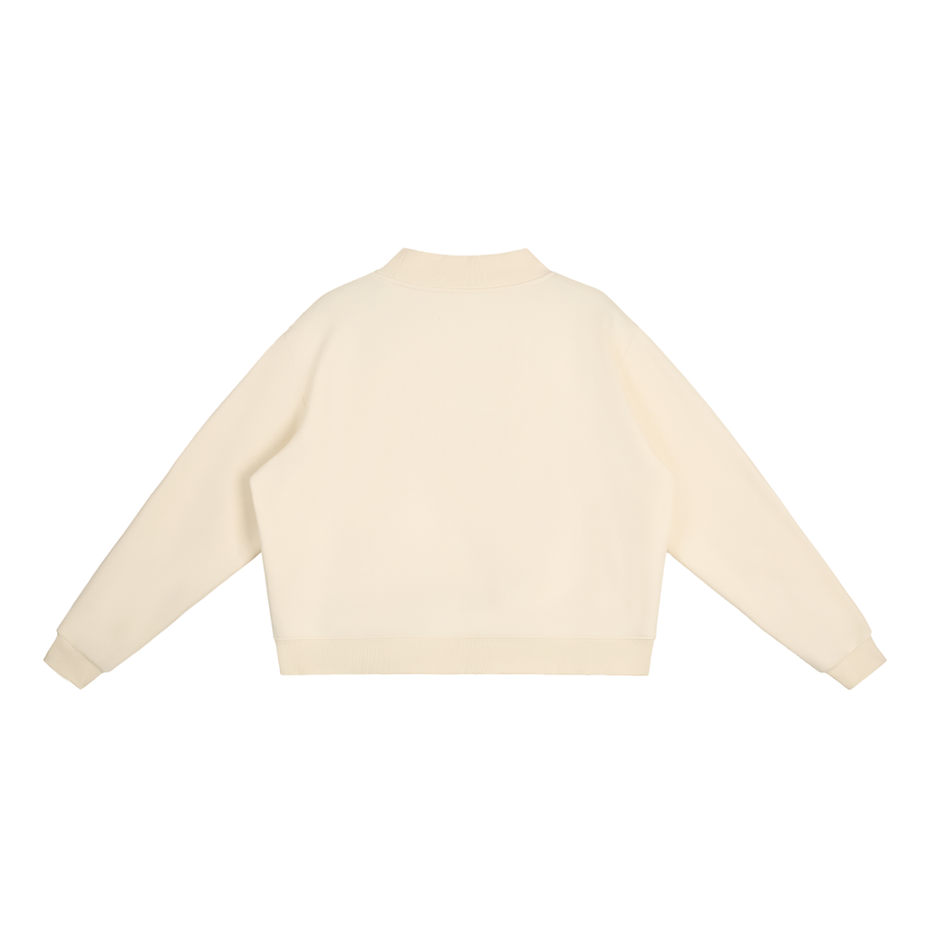 A FASTLIFE LEGEND Essential Fleece Mock-Neck Crew Sweatshirt