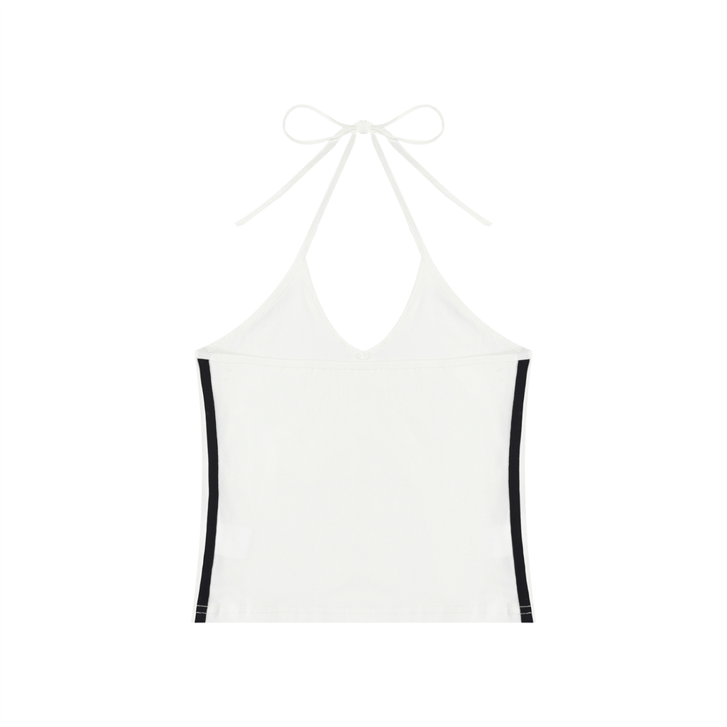 Women's FASTLIFE Color Block Halter Crop Tank Top