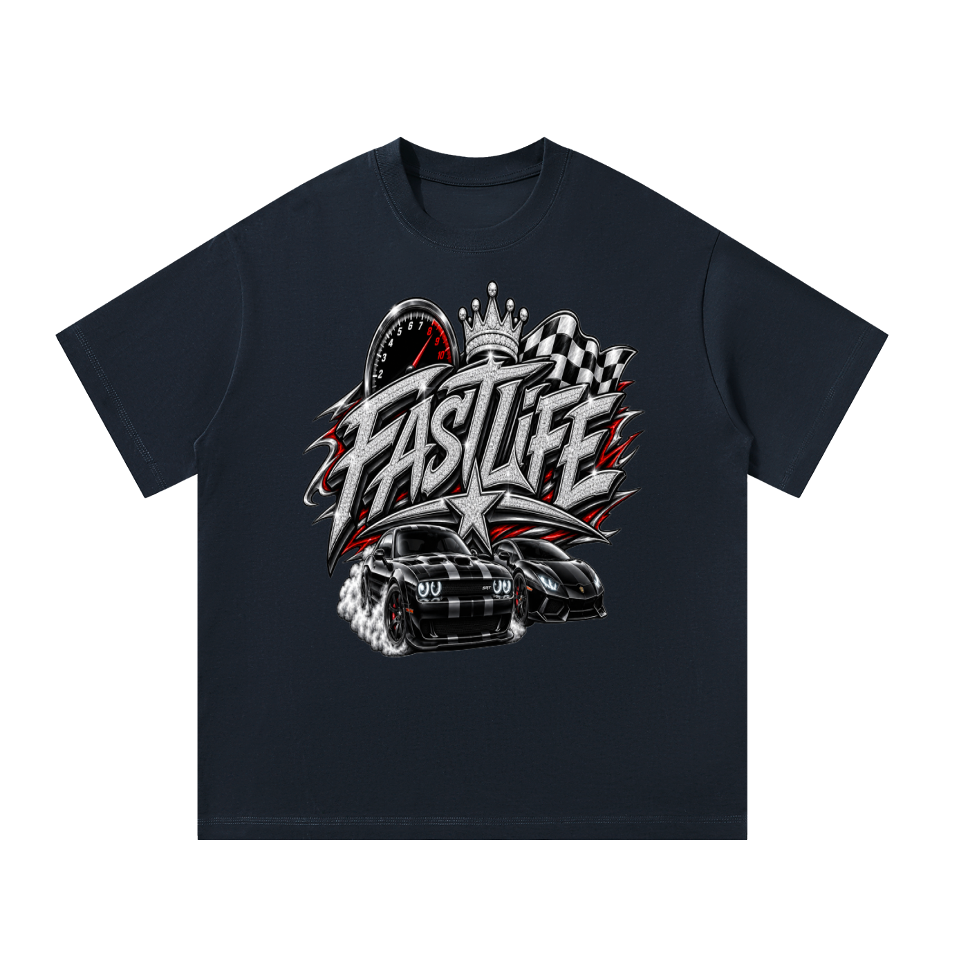 FASTLIFE Graffiti Oversized T-Shirt